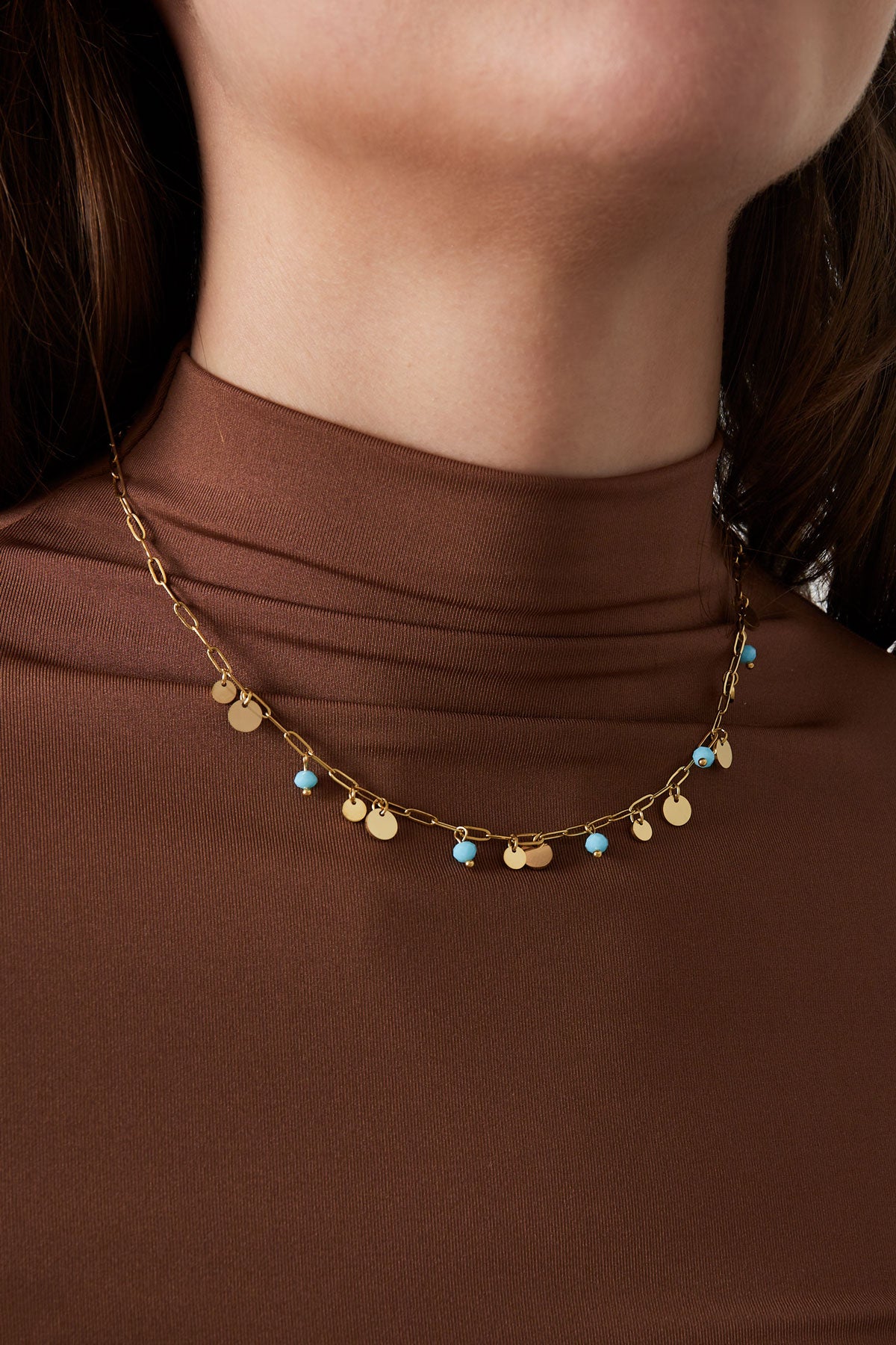 CreEZions RVS ketting met vrolijke bedels