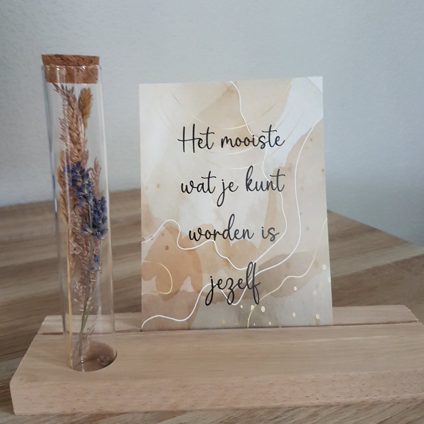 Kaartenpakket met gedroogde bloemen - Het mooiste wat je kunt worden