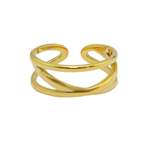 CreEZions RVS ring dubbele laag
