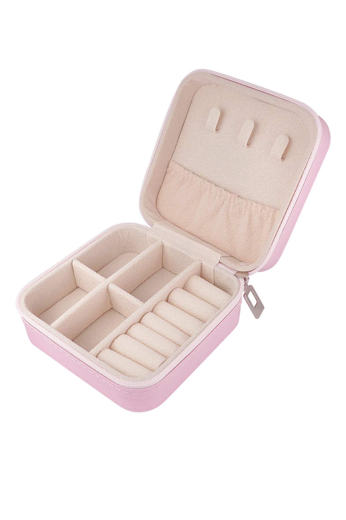 Sieraden opbergdoosje zacht roze