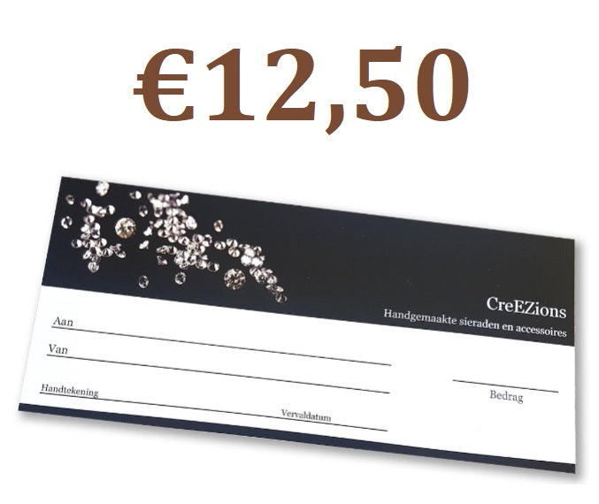 Cadeaubon €12,50
