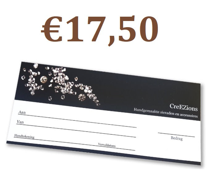 Cadeaubon €17,50