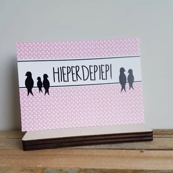 Wenskaart Hieperdepiep