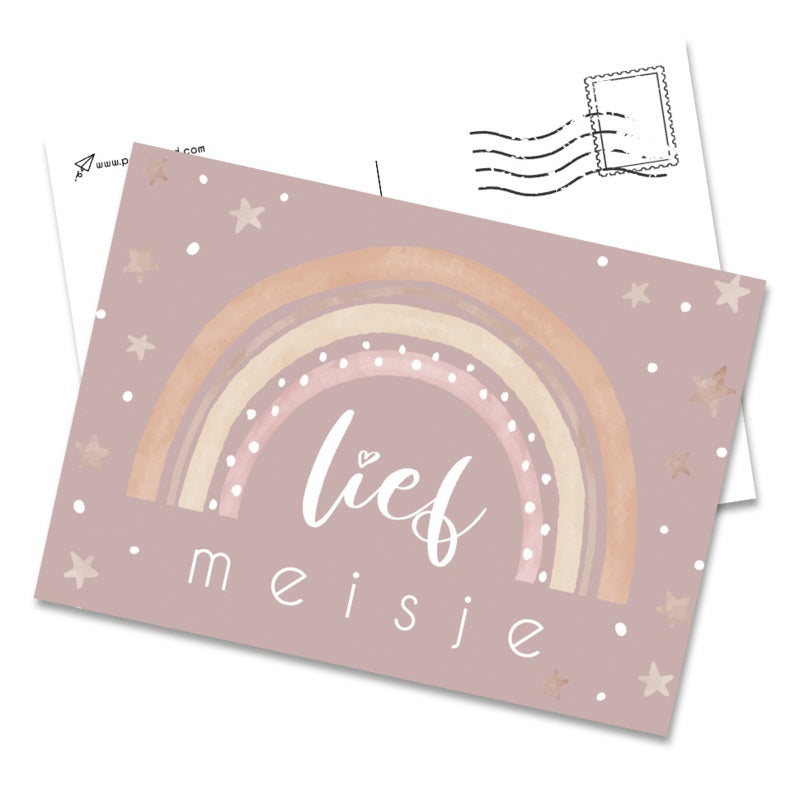 Wenskaart Lief meisje