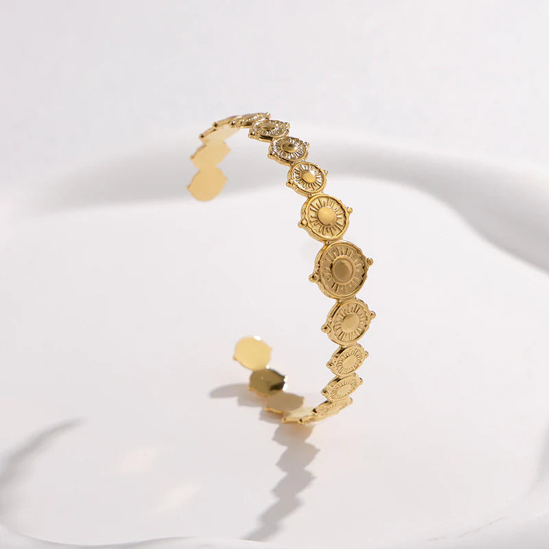 CreEZions bangle armband met zon motief