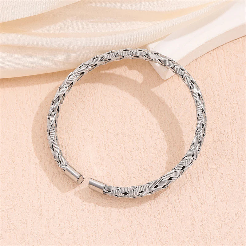 CreEZions bangle armband gevlochten