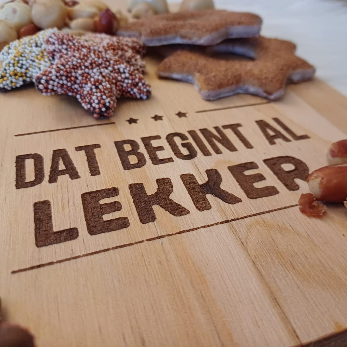 Snijplank Dat begint al lekker