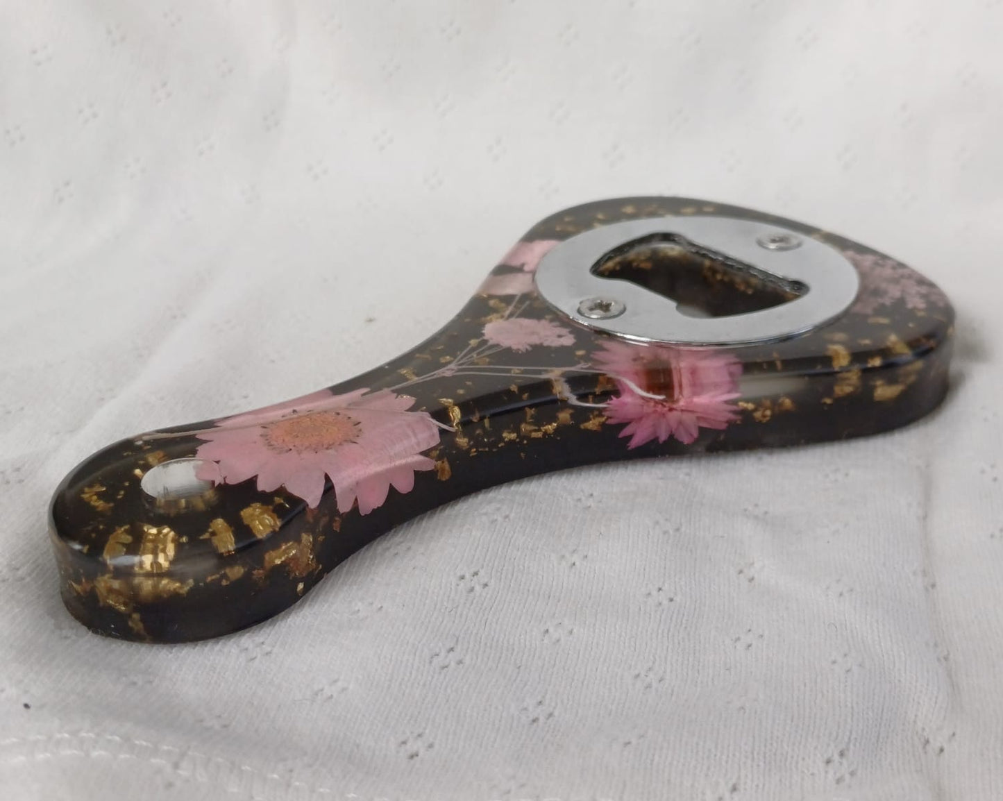 CreEZions unieke flesopener met gedroogde bloemen