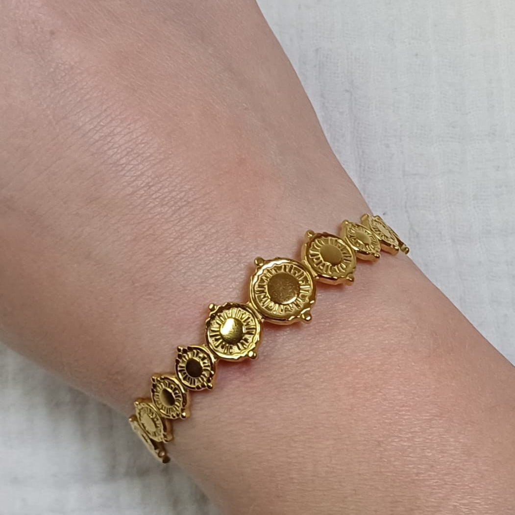 CreEZions bangle armband met zon motief