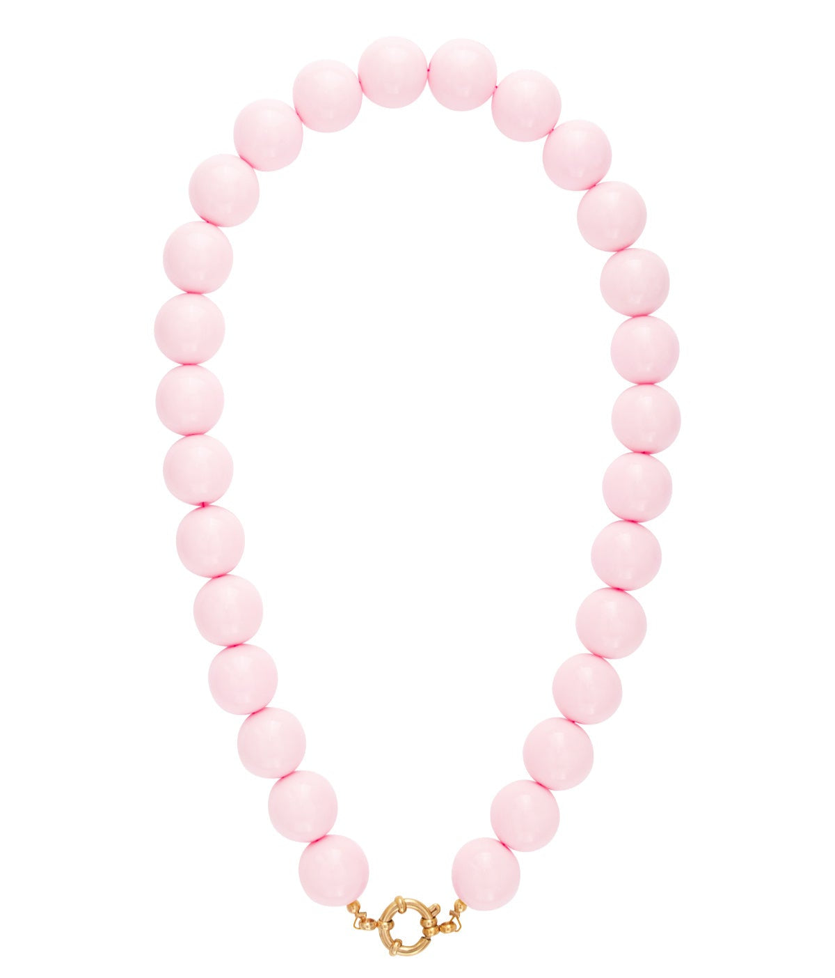 CreEZions trendy kralen ketting roze kralen klein