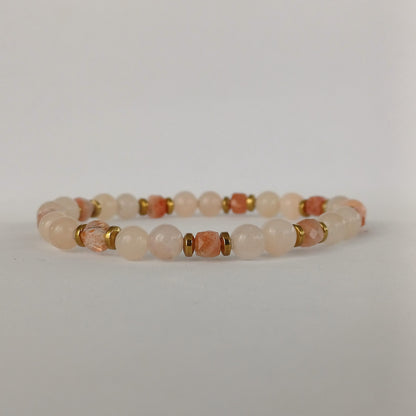 CreEZions dames armband jade en kwarts