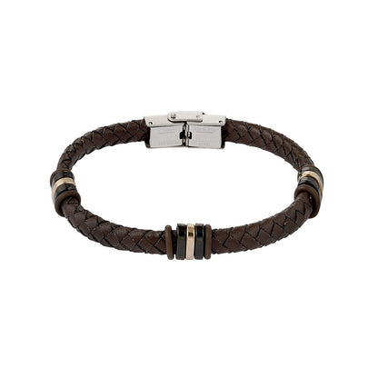 CreEZions herenarmband met RVS ringen