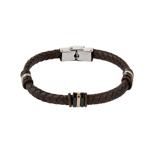 CreEZions herenarmband met RVS ringen
