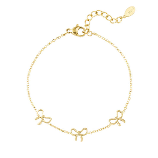 CreEZions roestvrij staal armband met strikjes