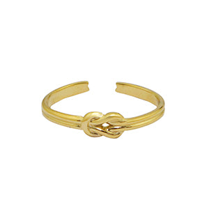 CreEZions RVS ring met knoopje