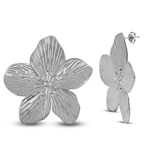 Oorstekers bloem (zilver)