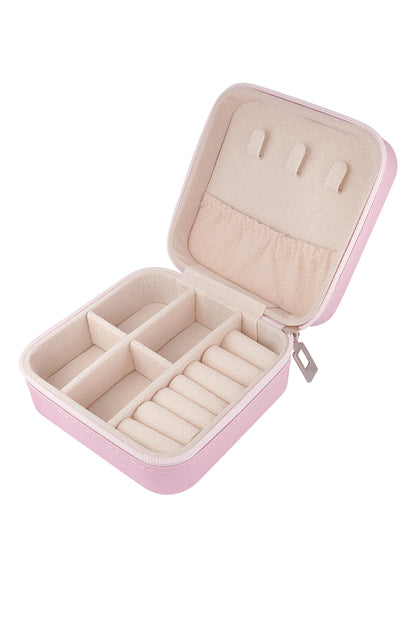 Sieraden opbergdoosje zacht roze