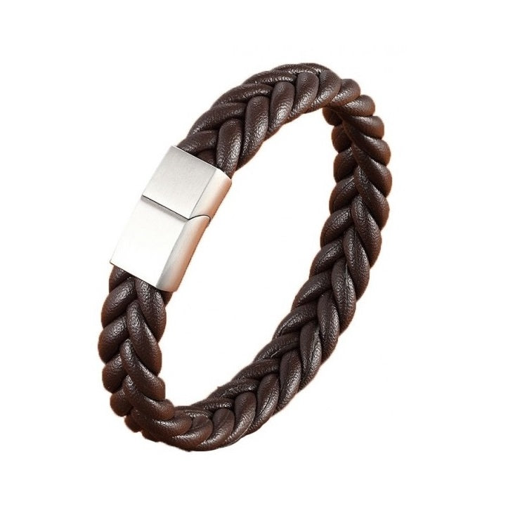 Bracelet | Brown Braided