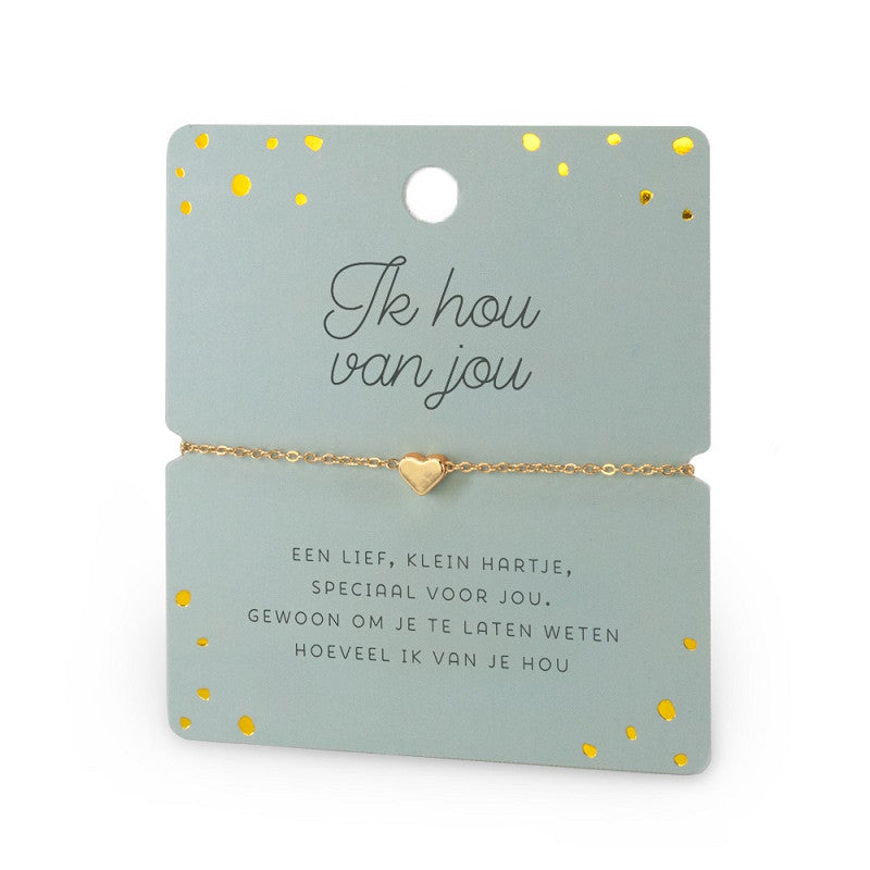 Ik hou van jou – een sieraad dat liefde uitdrukt