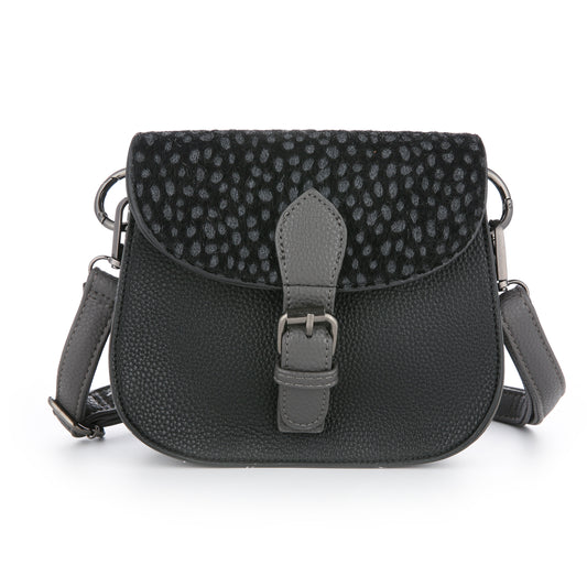 Shoulder bag with dotted pattern