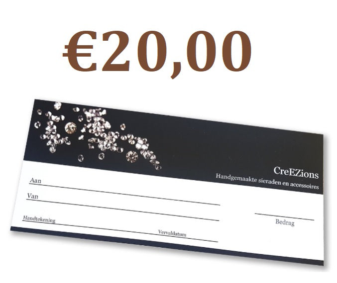 Cadeaubon €20,00