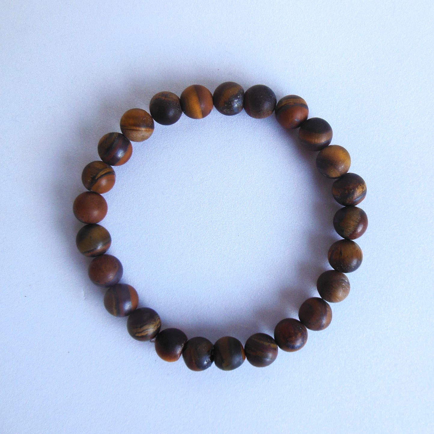 Herenarmband met Frosted Tiger Eye