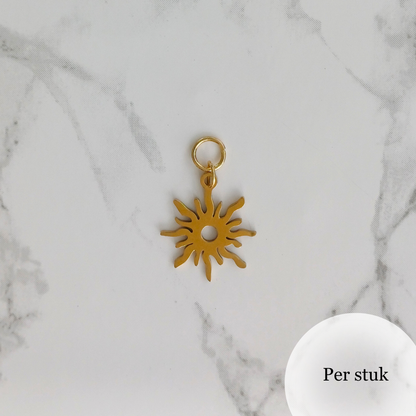 Mix & match RVS bedel zon goudkleur