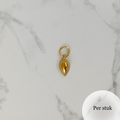 Mix & match druppelvormige bedel goudkleur