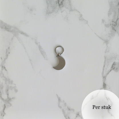Mix & match bedel met maanbedels zilverkleur