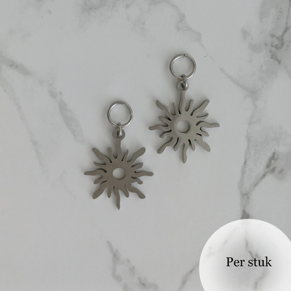 Mix & match RVS bedel zon zilverkleur