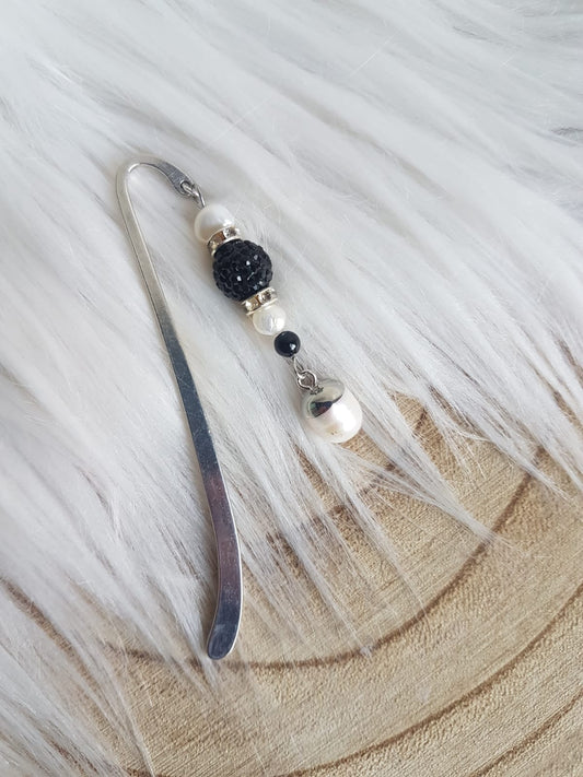 Bookmark with freshwater pearls