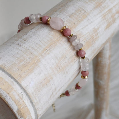 CreEZions armband met Rozenkwarts