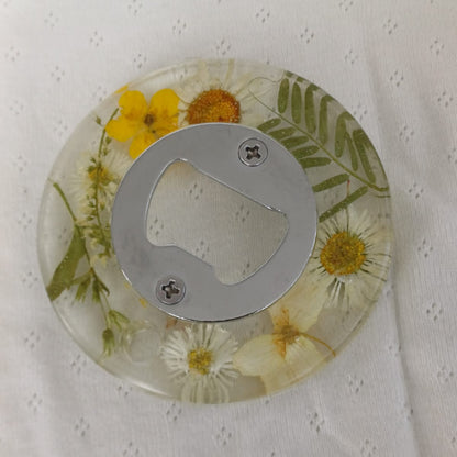CreEZions unieke flesopener met gedroogde bloemen