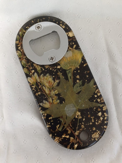 CreEZions unieke flesopener met gedroogde bloemen