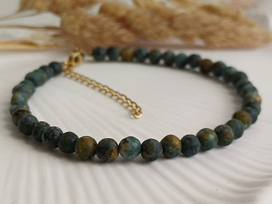 Kralenarmband met Afrikaanse Jade