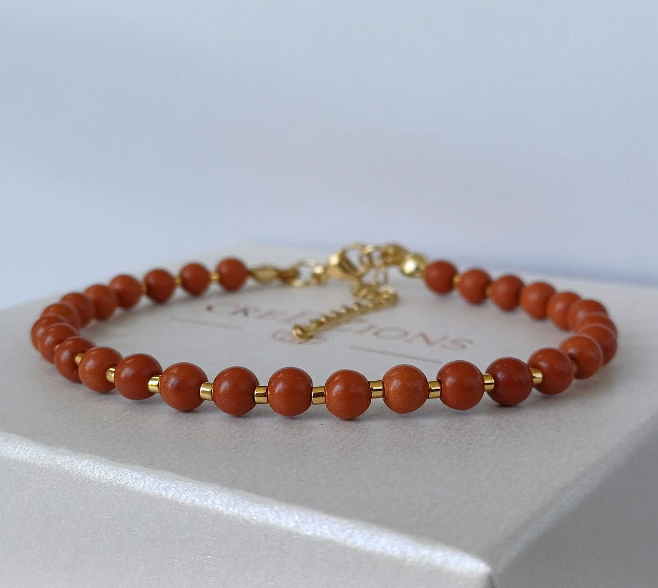 Kralenarmband met Sunstone