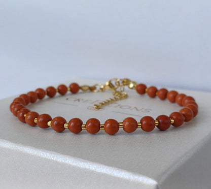 Kralenarmband met Sunstone