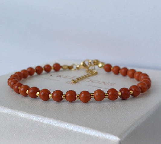 Kralenarmband met Sunstone