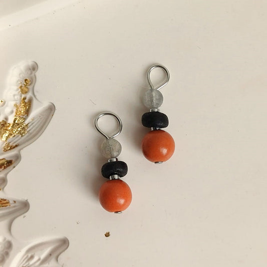 Mix & match bedel met labradoriet, kokos en sunstone