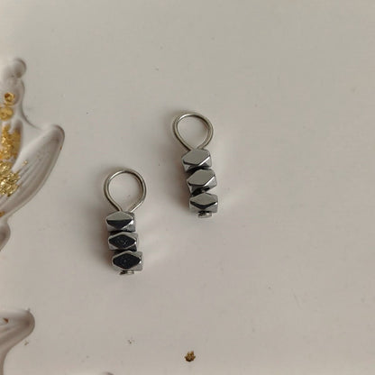 Mix & match bedel met gekante hematiet