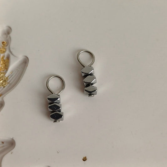 Mix & match bedel met gekante hematiet