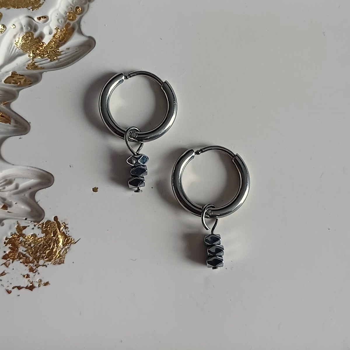 Mix & match bedel met gekante hematiet