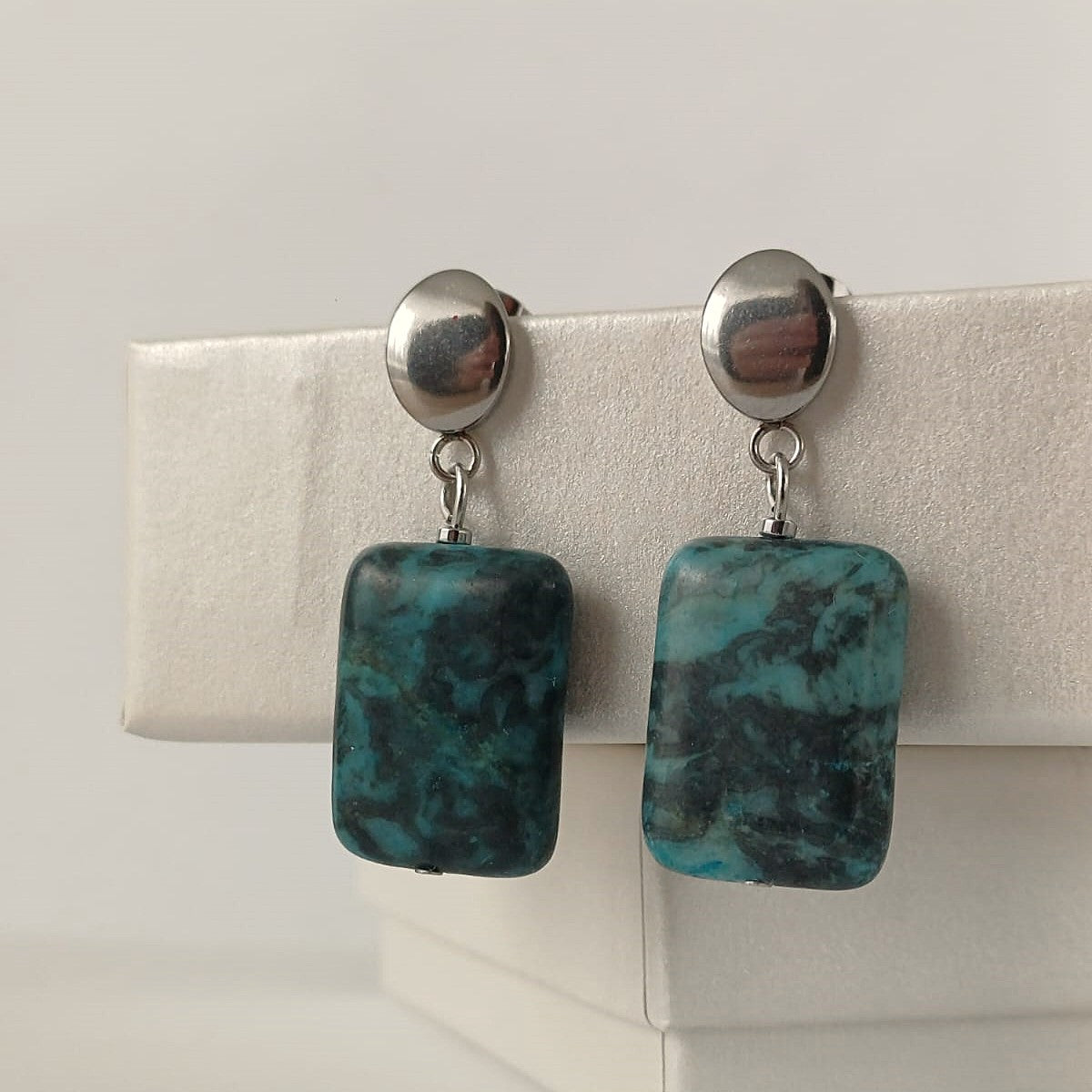 CreEZions oorstekers met blauwe agaat