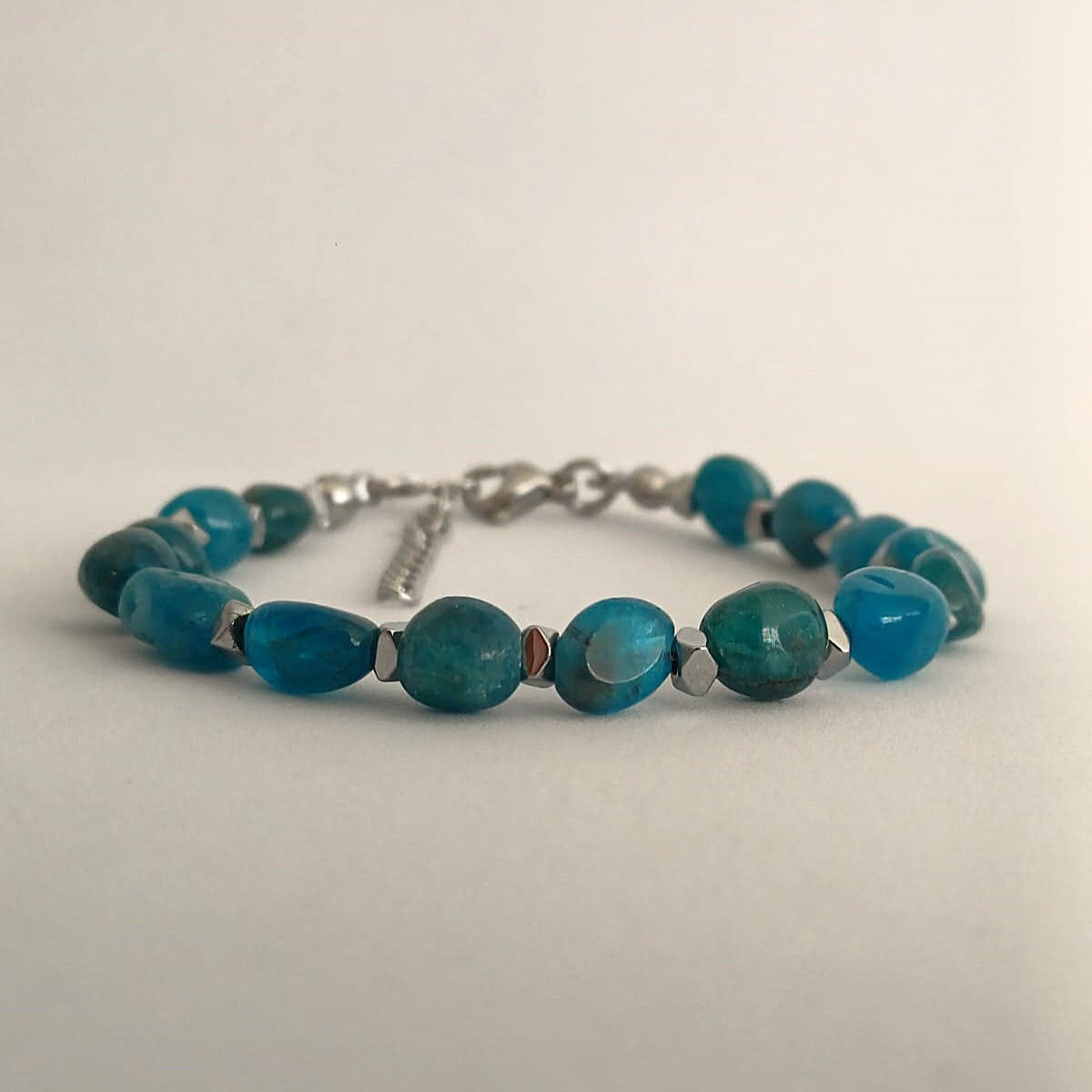 Apatiet armband met frisse blauwgroene tinten