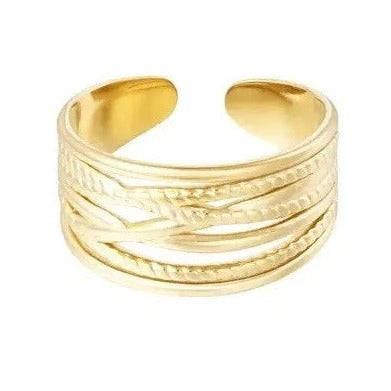 Gelaagde ring (goud)